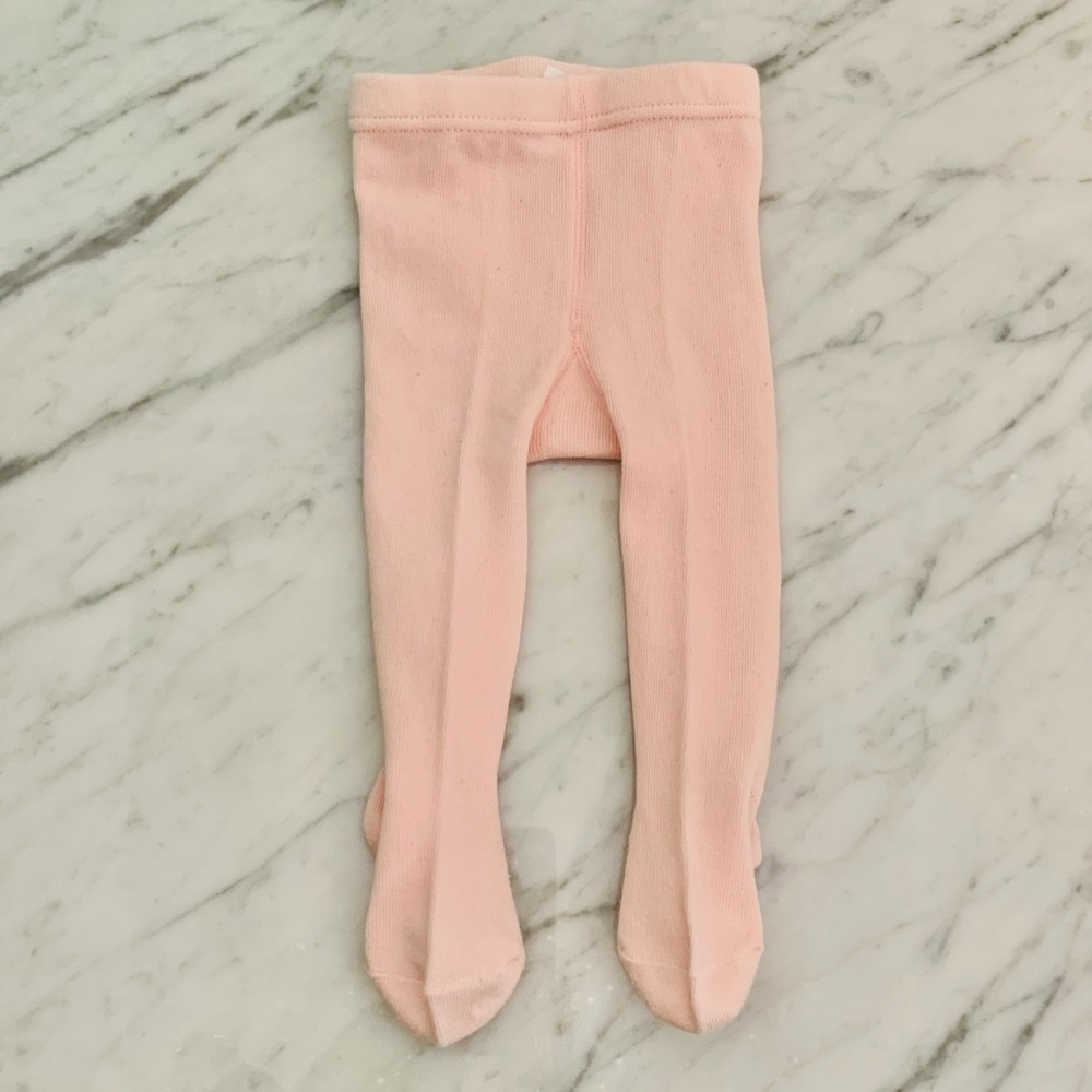 NWOT Egg Baby Girl Size Small Pink Tights